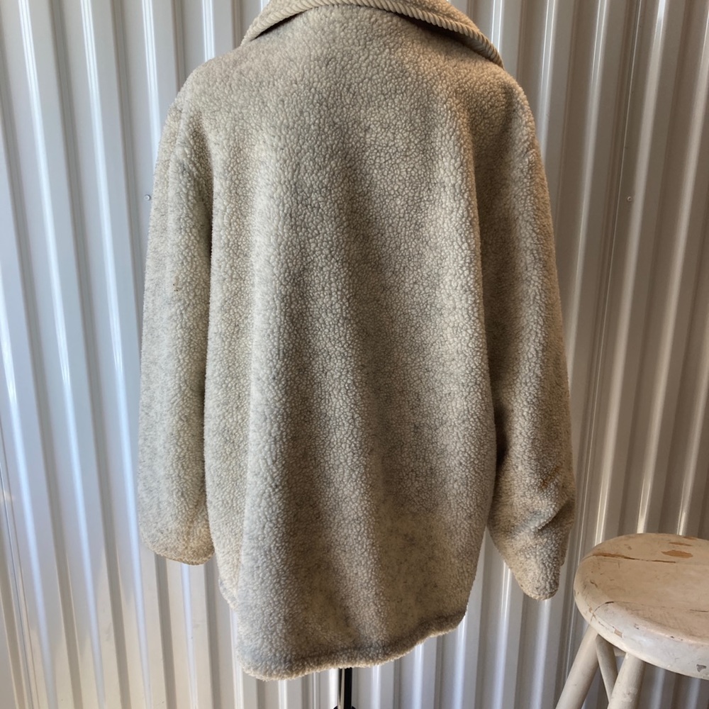 Winter Fleece Sherpa Coat 1980s Two Available - Picture 3 of 13